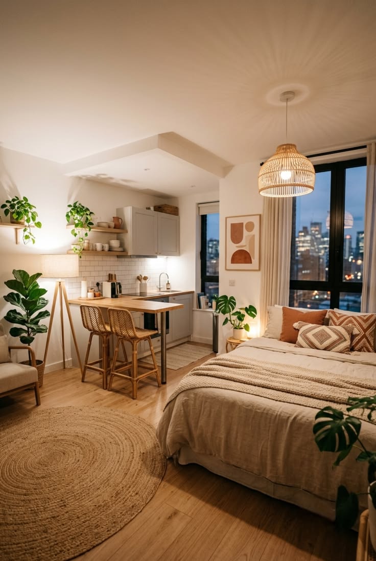 Modern Studio Apartment Interior